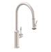 California Faucets - K10-100SQ-48-MWHT - Pull Down Kitchen Faucets