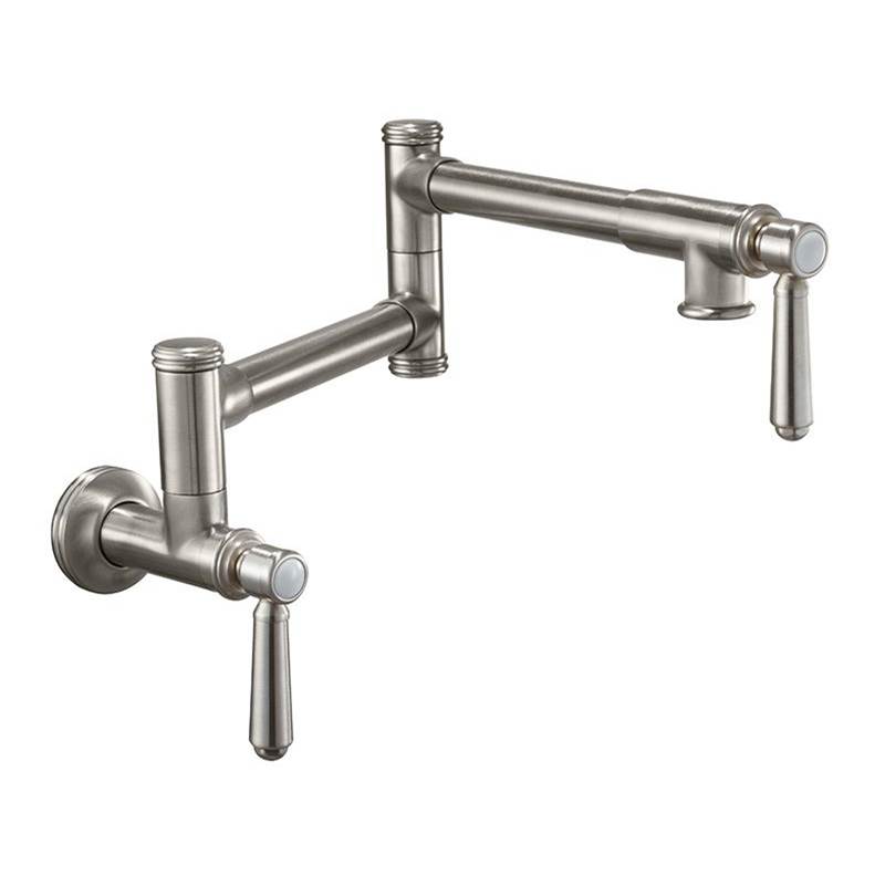 Russell HardwareCalifornia FaucetsPot Filler - Dual Handle Wall Mount - Traditional