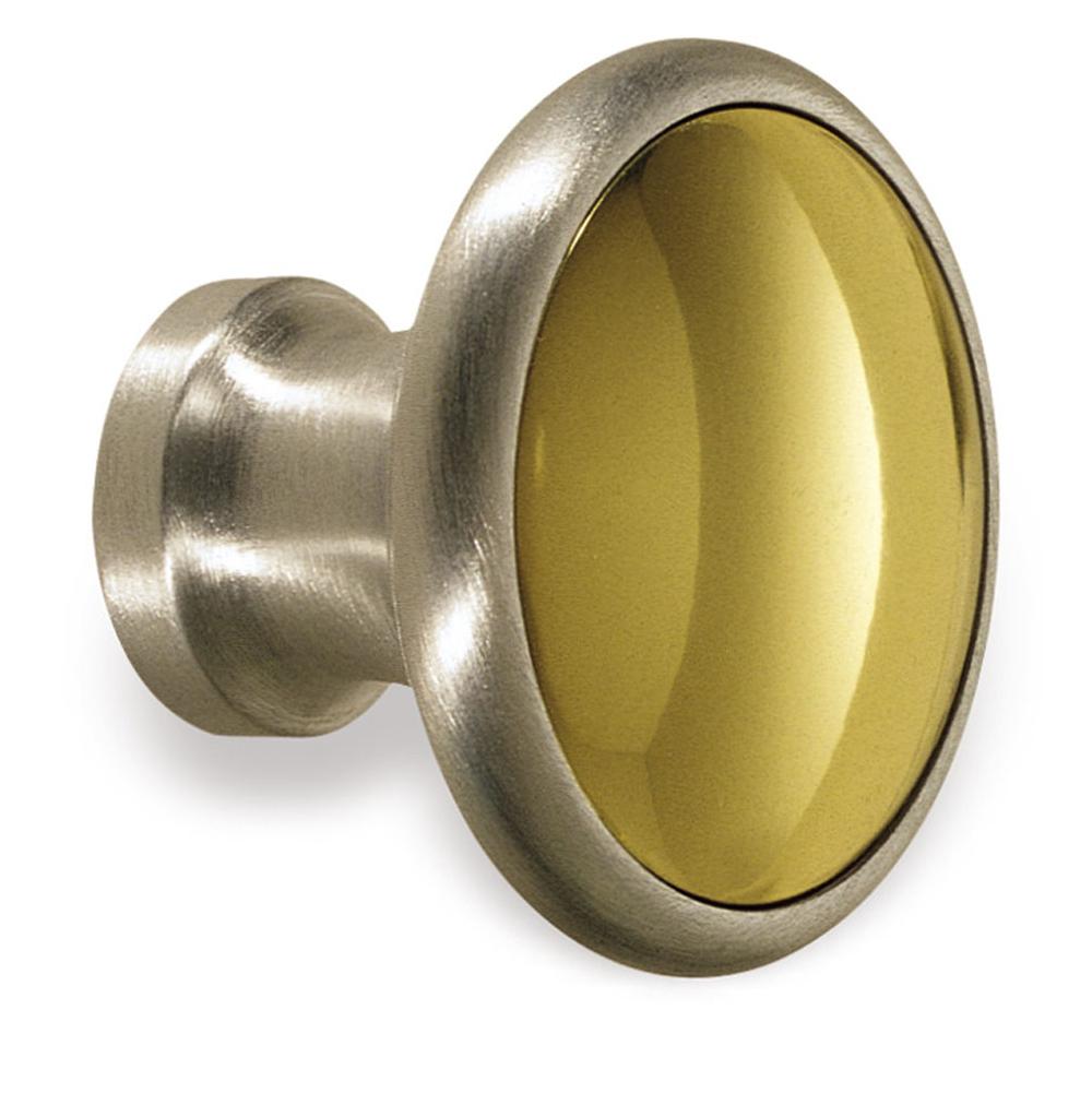 Russell HardwareColonial BronzeCabinet Knob Hand Finished in Matte Satin Nickel and Satin Black
