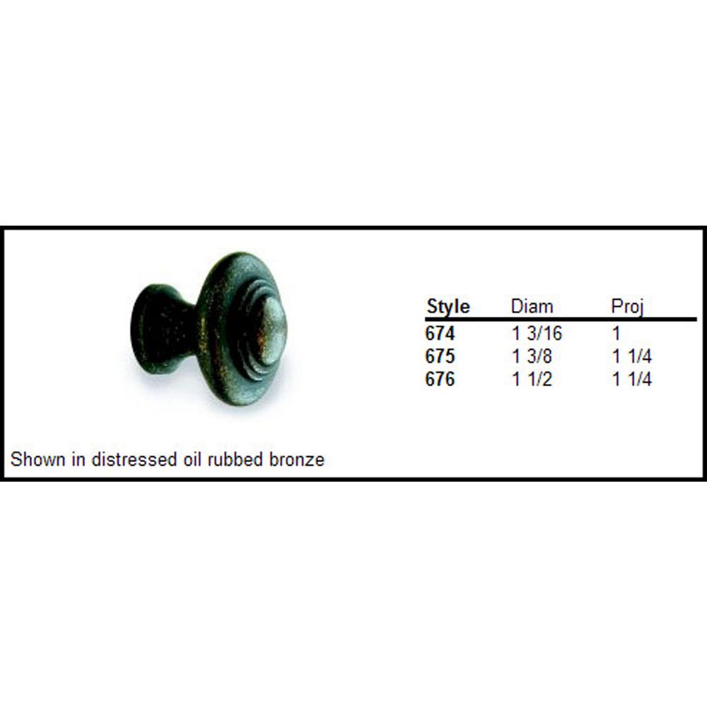 Colonial Bronze Knob Knobs item 674-26D