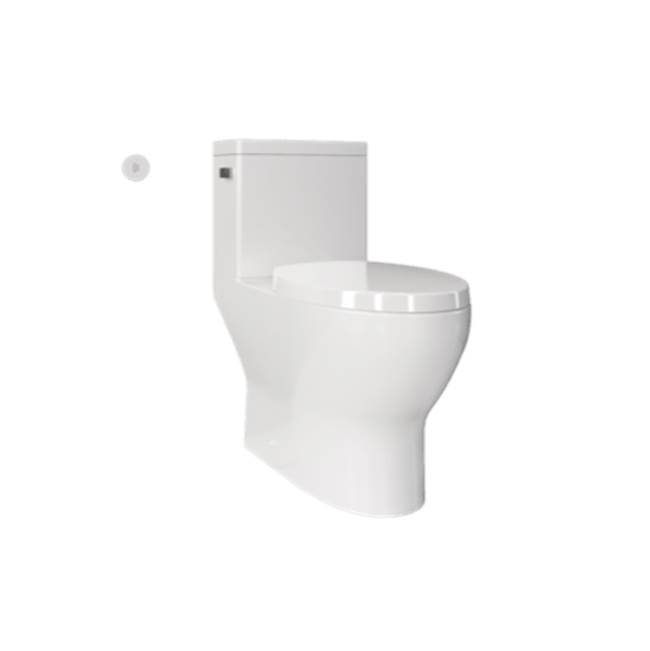 Russell HardwareCrosswater LondonMpro Sense Toilet - Includes Sense Tank (W/ Motion Sensor Auto-Flush), Bowl, & Softclose Quick-Release, Elongated Seat