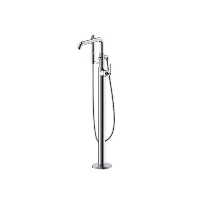 Russell HardwareCrosswater LondonFenmore Floormount Tub Filler With Handshower Polished Chrome