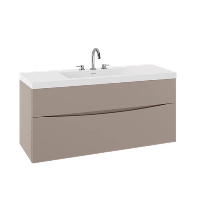 Russell HardwareCrosswater LondonMpro Double Drawer Unit With Smith Basin Top, 48In, Coffee