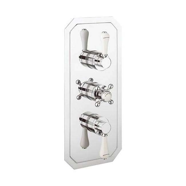 Russell HardwareCrosswater LondonBelgravia 3000 Lever Thermo   Trim Polished Chrome