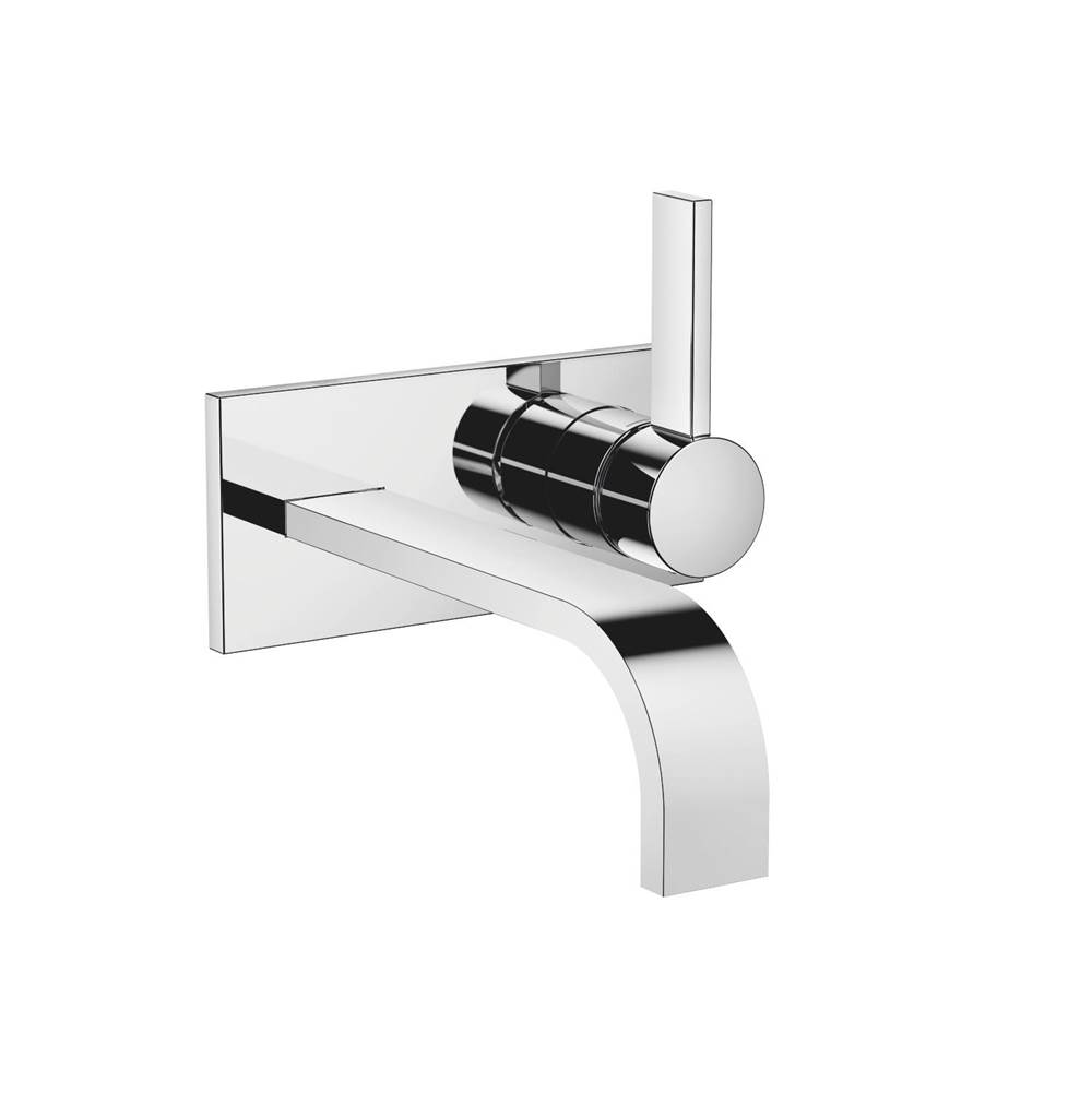 Russell HardwareDornbrachtMEM Wall-Mounted Single-Lever Mixer With Cover Plate Without Drain In Brushed Durabrass