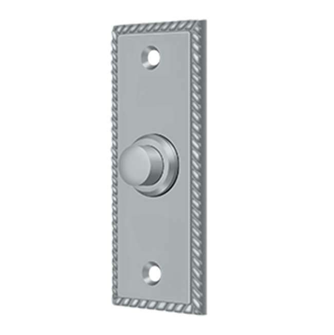 Russell HardwareDeltanaBell Button, Rectangular with Rope Pattern