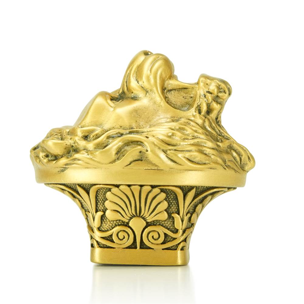 Russell HardwareEdgar BerebiLion In Winter Knob Florentine Gold Finish