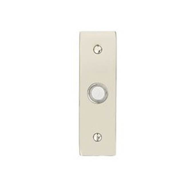 Russell HardwareEmtekStretto Brass Doorbell 1-1/2'' x 5'', US26