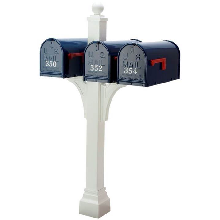 Gaines Manufacturing Mail Boxes Outdoor Living item JTP-WHI