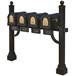 Gaines Manufacturing - KD4C-BLK - Mail Boxes