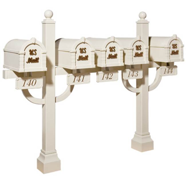 Russell HardwareGaines ManufacturingKeystone Series® Multi-Mount Post Set Pentad Mount KDD5