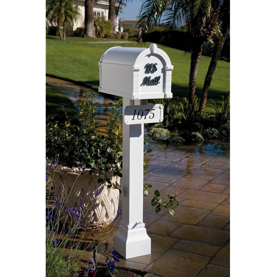 Gaines Manufacturing Mail Boxes Outdoor Living item KSP-WHI