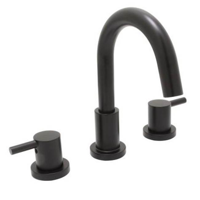 Russell HardwareHuntington BrassEuro Widespread Lav Faucet In Matte Black