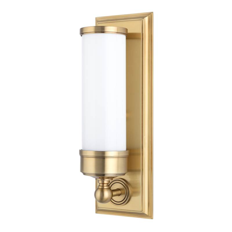 Hudson Valley Lighting One Light Vanity Bathroom Lights item 371-AGB