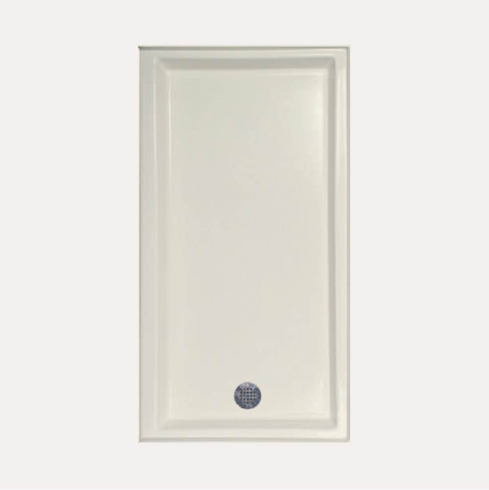 Russell HardwareHydro SystemsSHOWER PAN AC 6030 END DRAIN - BONE-LEFT HAND