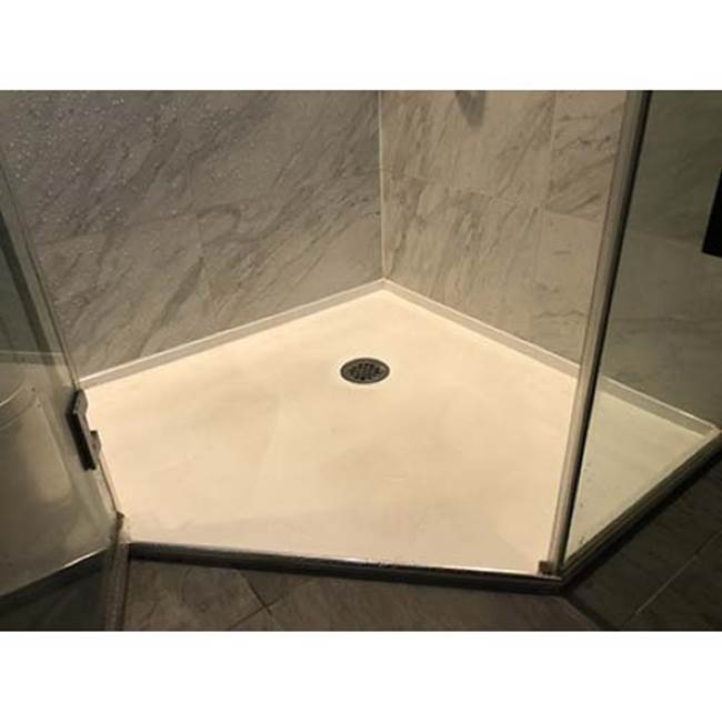 Russell HardwareHydro SystemsSHOWER PAN HYDROLUXE SS 6030 END DRAIN - LEFT HAND - WHITE