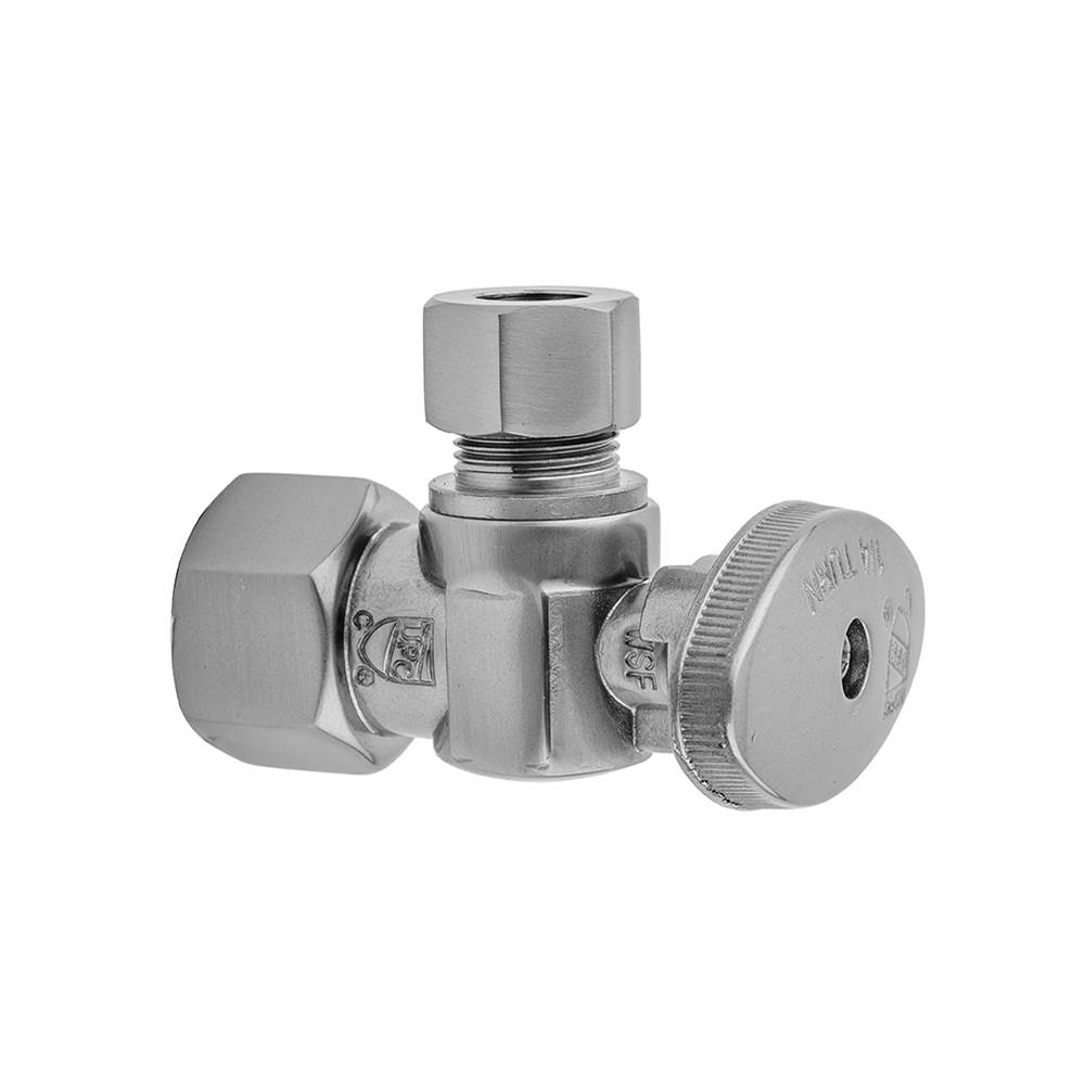 Russell HardwareJacloQuarter Turn Angle Pattern 3/8'' IPS x 3/8'' O.D. Supply Valve with Oval Handle
