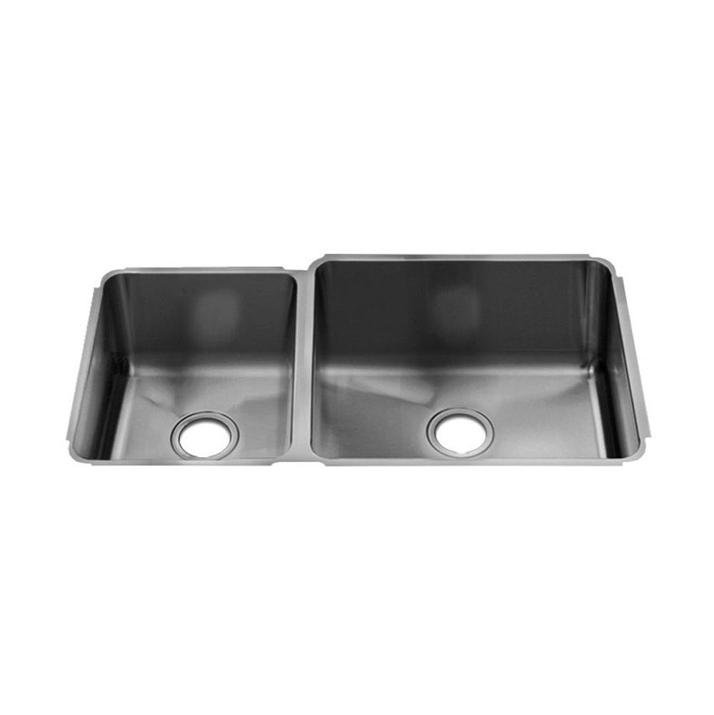 Russell HardwareHome Refinements by JulienClassic Sink Undermount, Double L12X16X8 R21X18X10
