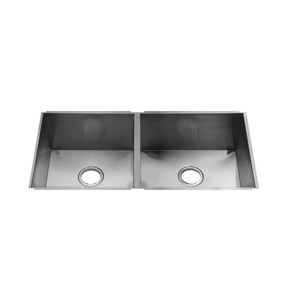 Russell HardwareHome Refinements by JulienUrbanedge Sink Undermount, Double L15X16X8 R18X16X10