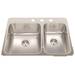 Kindred - QCLA2027R-8-3N - Drop In Double Bowl Sinks