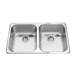Kindred - QD1831-8N - Drop In Double Bowl Sinks