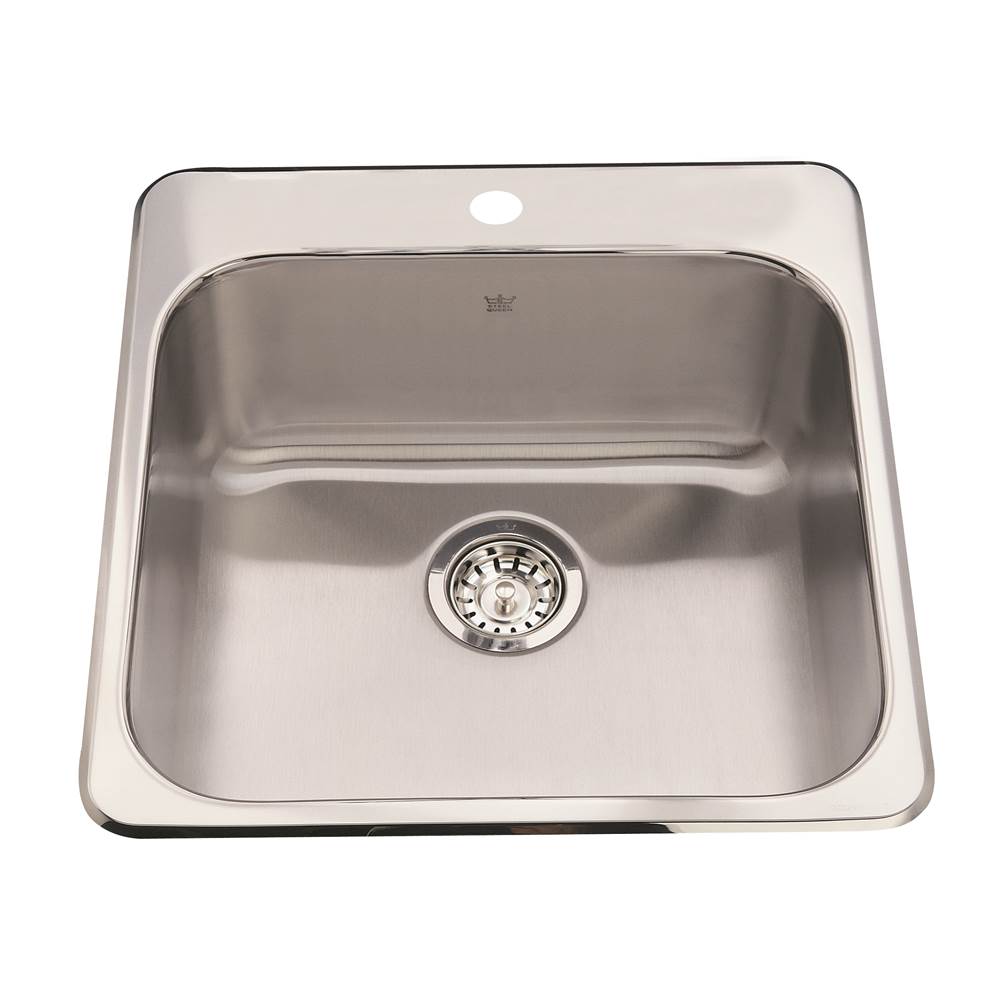 Kindred Drop In Single Bowl Sink Kitchen Sinks item QSL2020-7-1N
