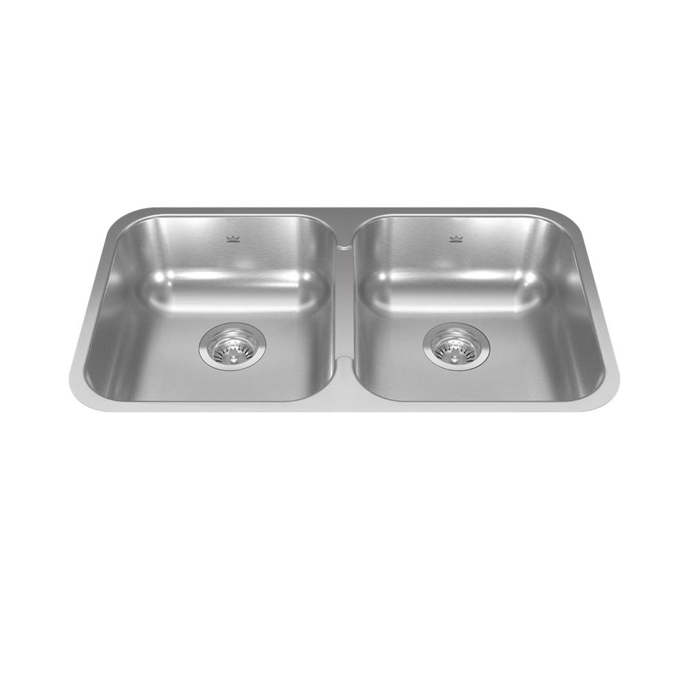 Kindred Undermount Double Bowl Sink Kitchen Sinks item RDU1831-7N