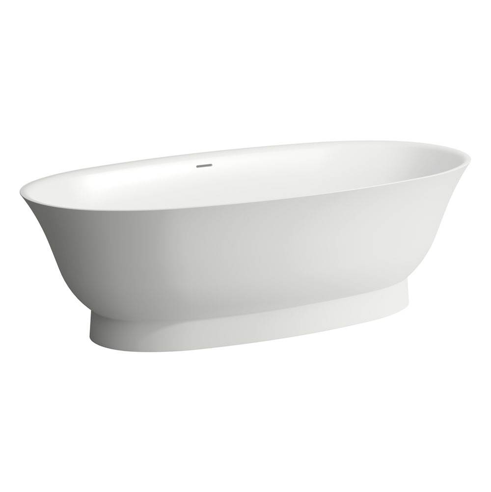 Russell HardwareLaufenFreestanding Bathtub, made of solid surface material Sentec - Matte Satin finish