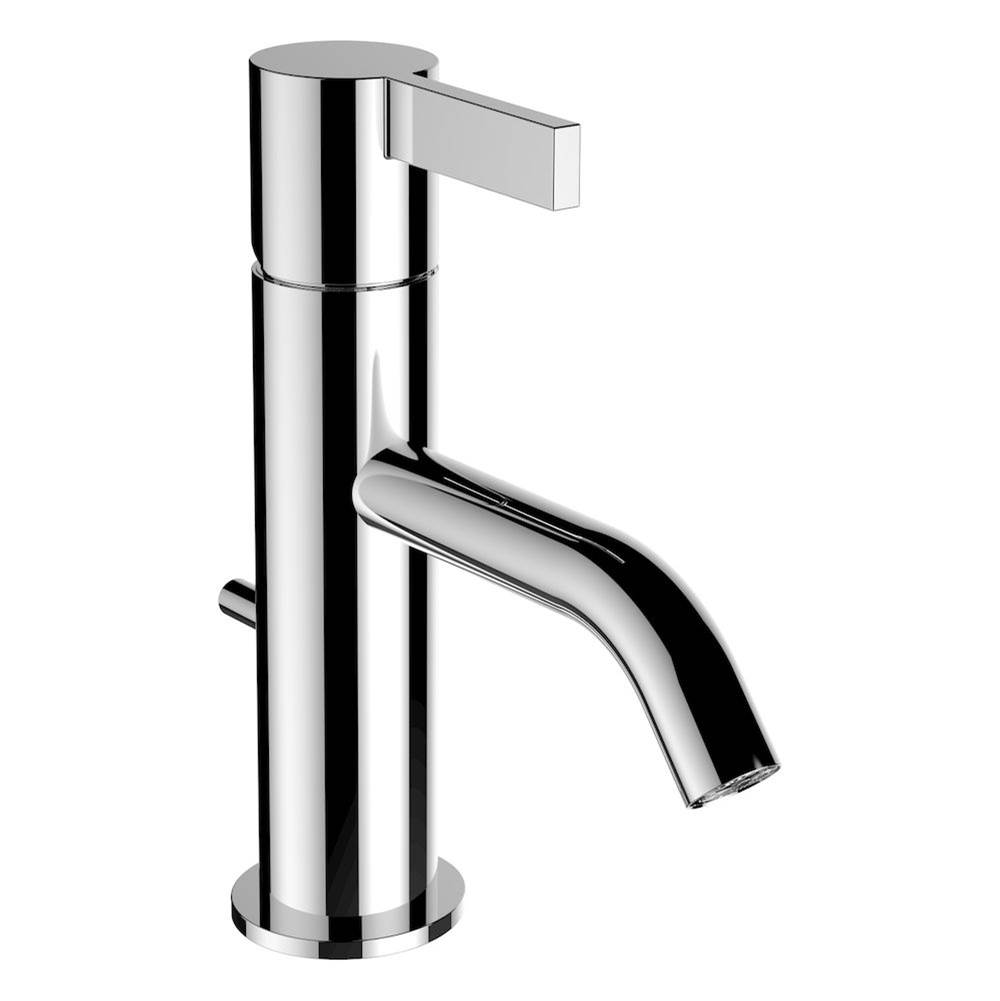 Russell HardwareLaufenSingle lever basin mixer ''disc'' projection 4-3/8'', without pop-up waste, including storage tray ''disc'', transparent crystal