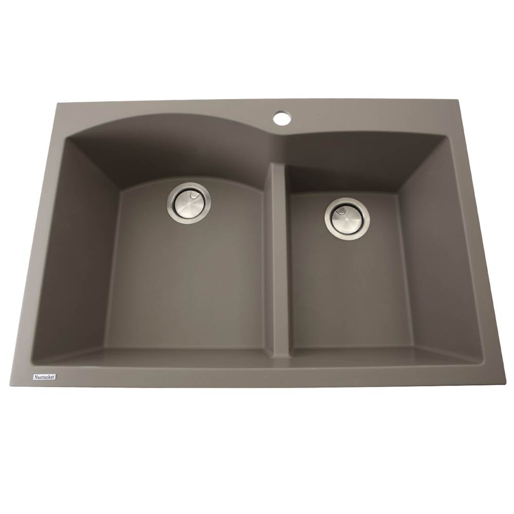 Nantucket Sinks Dual Mount Kitchen Sinks item PR6040-TR