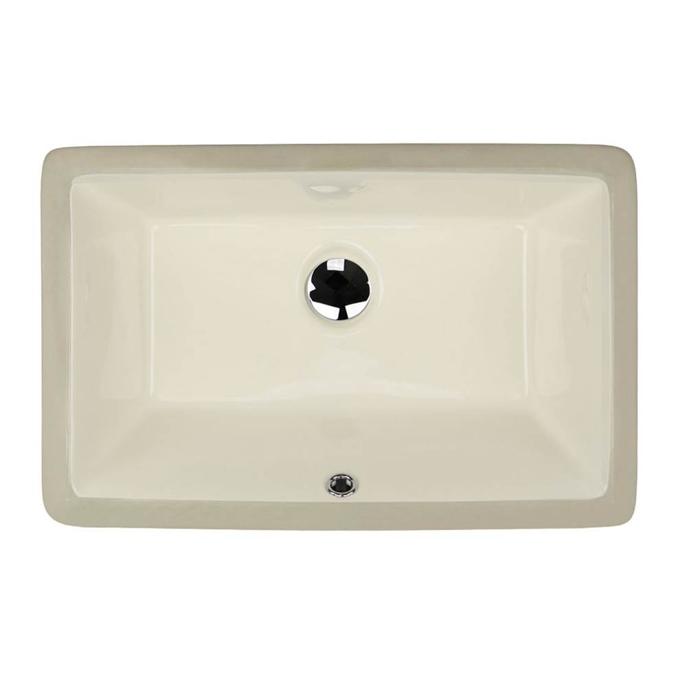 Russell HardwareNantucket Sinks19 Inch X 11 Inch Undermount Ceramic Sink In Bisque