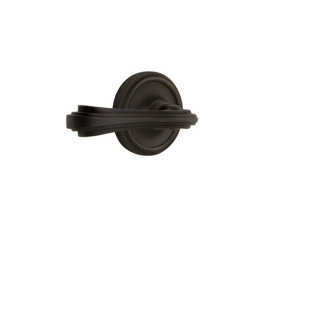 Russell HardwareNostalgic WarehouseNostalgic Warehouse Classic Rose Double Dummy Fleur Lever in Oil-Rubbed Bronze