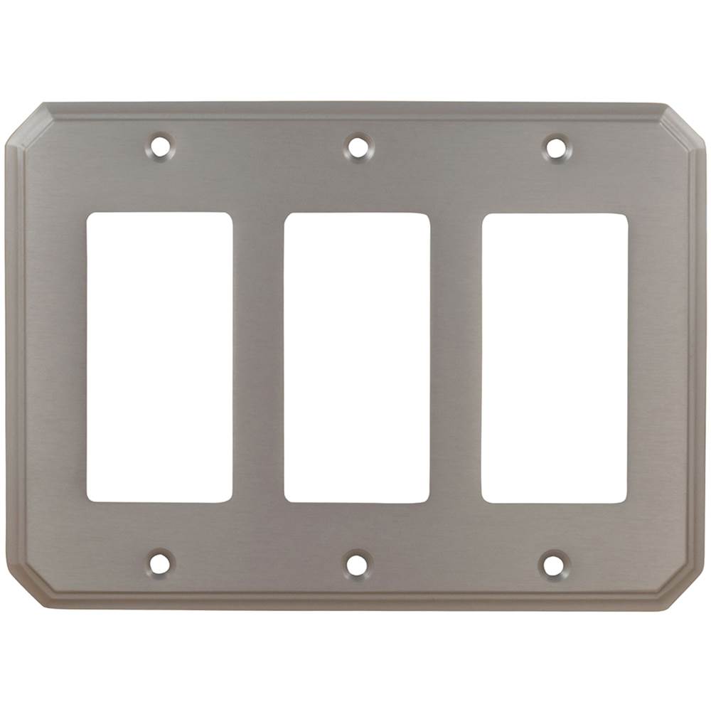 Russell HardwareOMNIASwitchplate Triple Toggle Sb