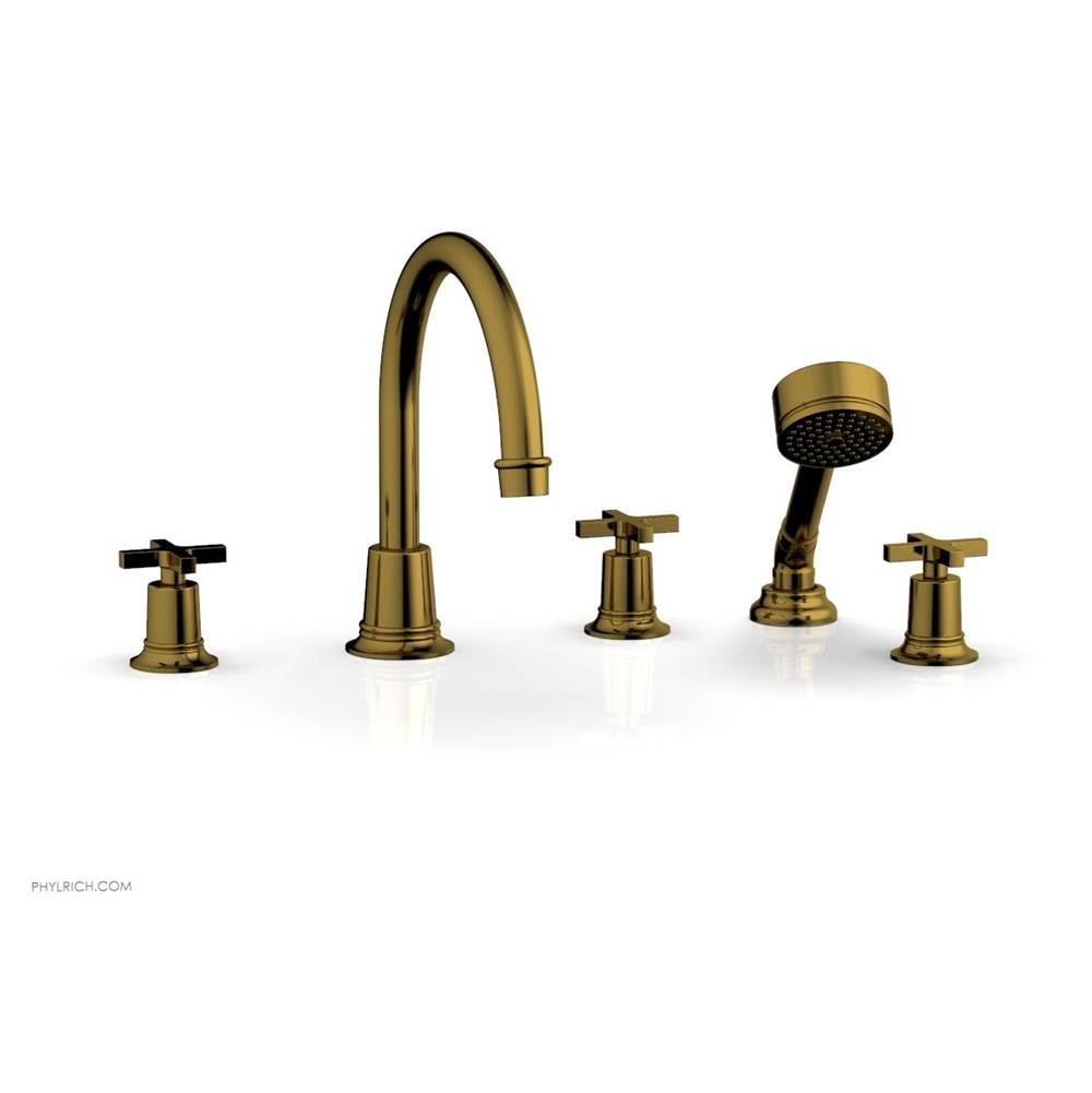 Phylrich Deck Mount Roman Tub Faucets With Hand Showers item 501-50/002