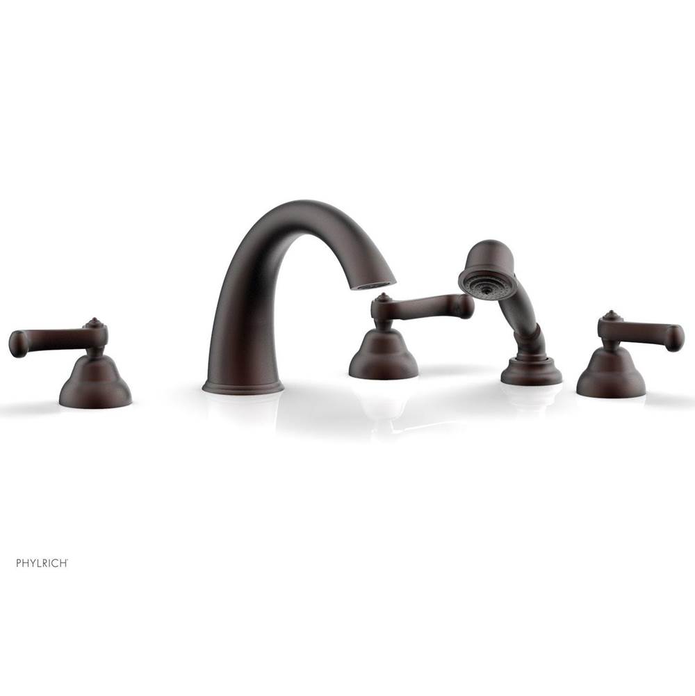 Phylrich Deck Mount Roman Tub Faucets With Hand Showers item D2202T1/05W