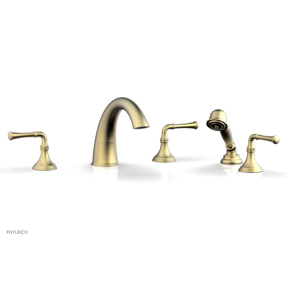 Phylrich Deck Mount Roman Tub Faucets With Hand Showers item D2205E1/24B