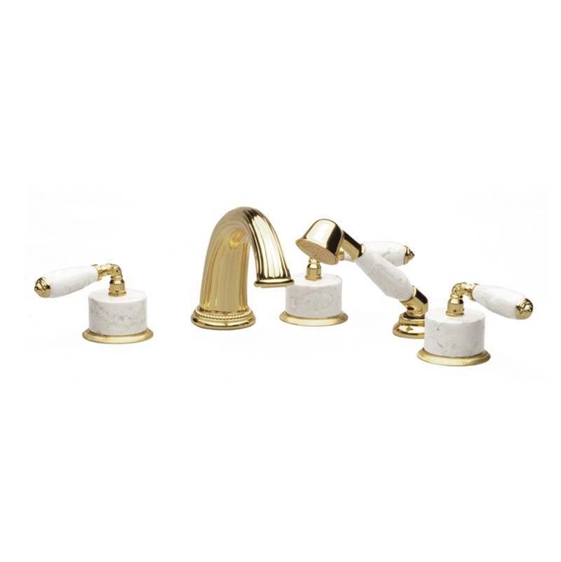 Phylrich Deck Mount Roman Tub Faucets With Hand Showers item K2338BP1-02