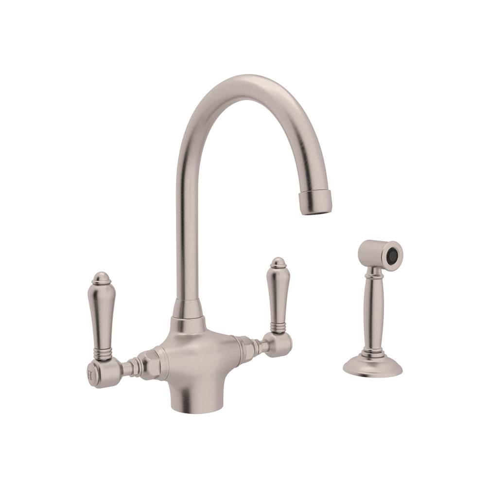 Russell HardwareRohlSan Julio® Two Handle Kitchen Faucet With Side Spray