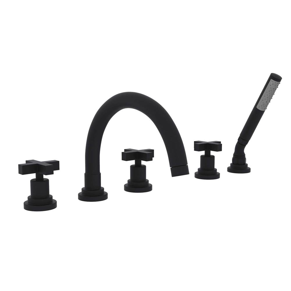 Russell HardwareRohlLombardia® 5-Hole Deck Mount Tub Filler With C-Spout