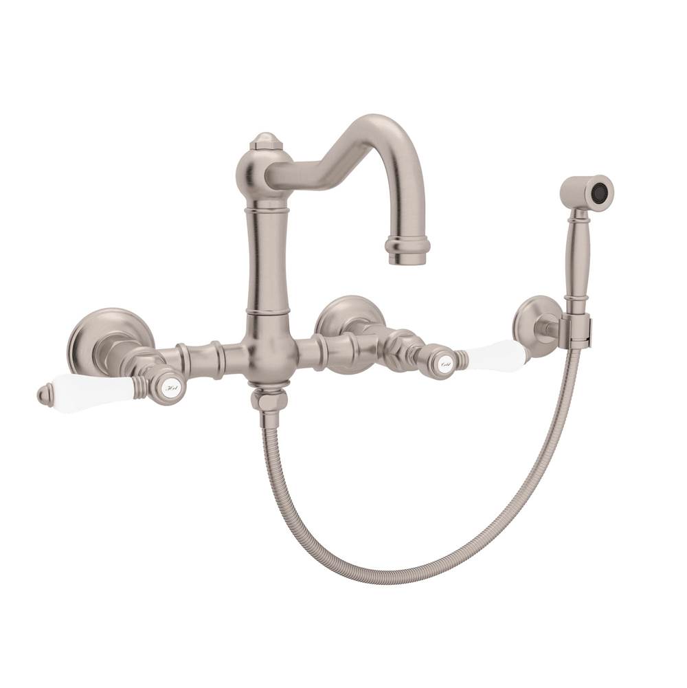 Rohl Wall Mount Kitchen Faucets item A1456LPWSSTN-2