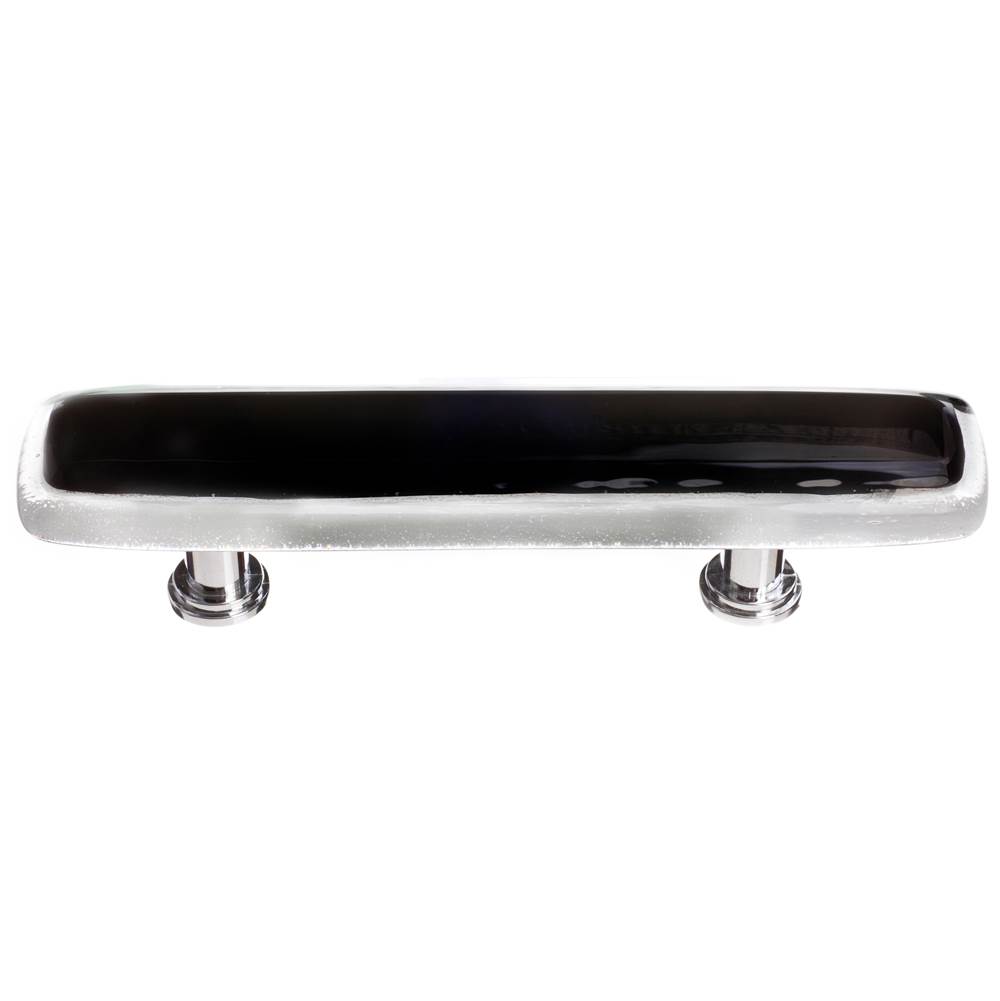 Russell HardwareSiettoReflective Black Pull With Oil Rubbed Bronze Base