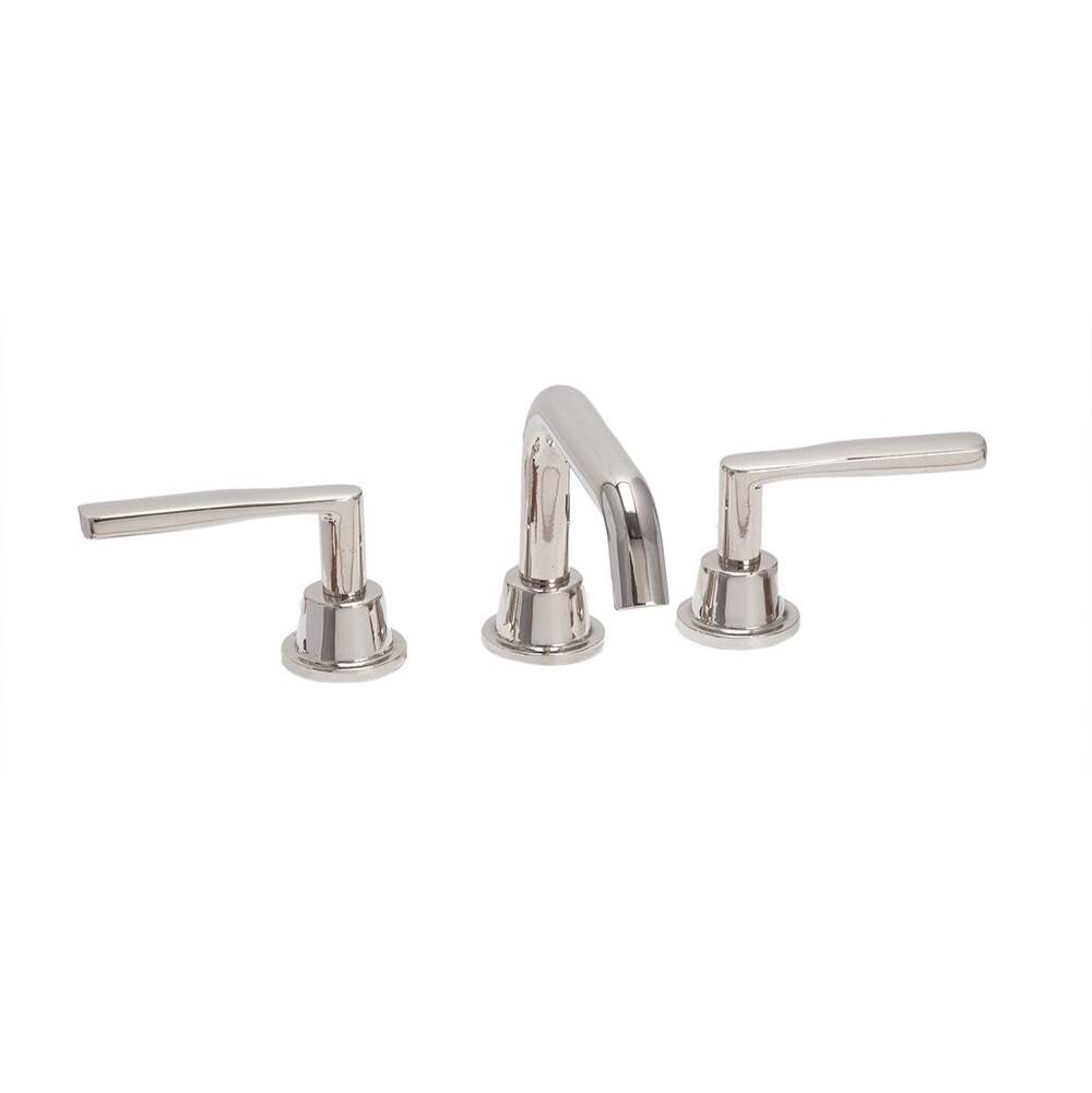 Russell HardwareSun Valley BronzeOlson deck mount goose neck lavatory faucet shown w/ P-N925 escutcheons.  Includes Cal Faucets widespread hot & cold valves, 3-way tee and hoses.