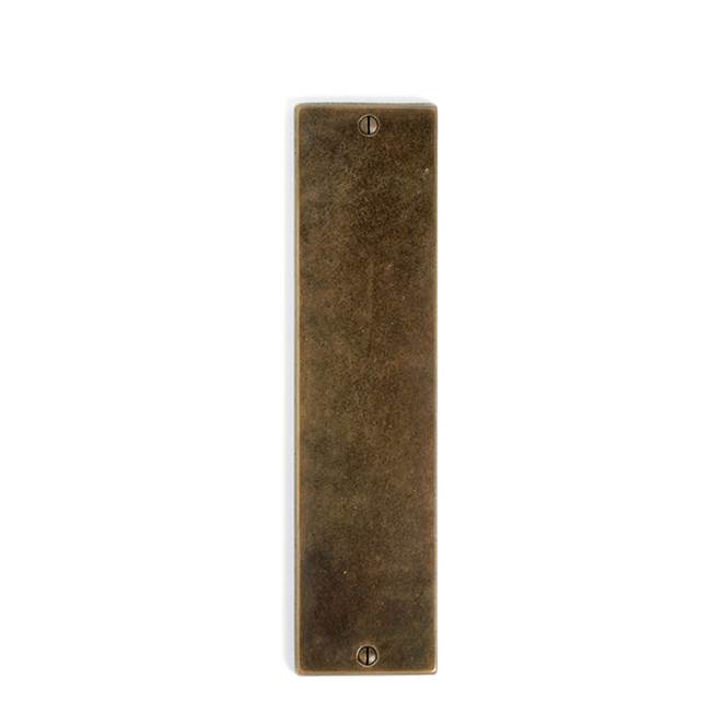 Russell HardwareSun Valley Bronze3'' x 21'' Arch push pull plate w/key cylinder.