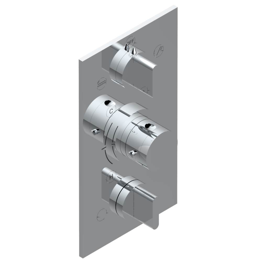 Russell HardwareTHGTrim for THG thermostat 3 functions , with one off function and 2 outlets - rough part supplied with fixing box ref. .5 540AE/US