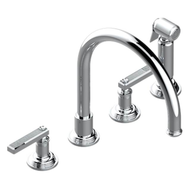 Russell HardwareTHGThree Hole Kitchen Faucet With Side Spray