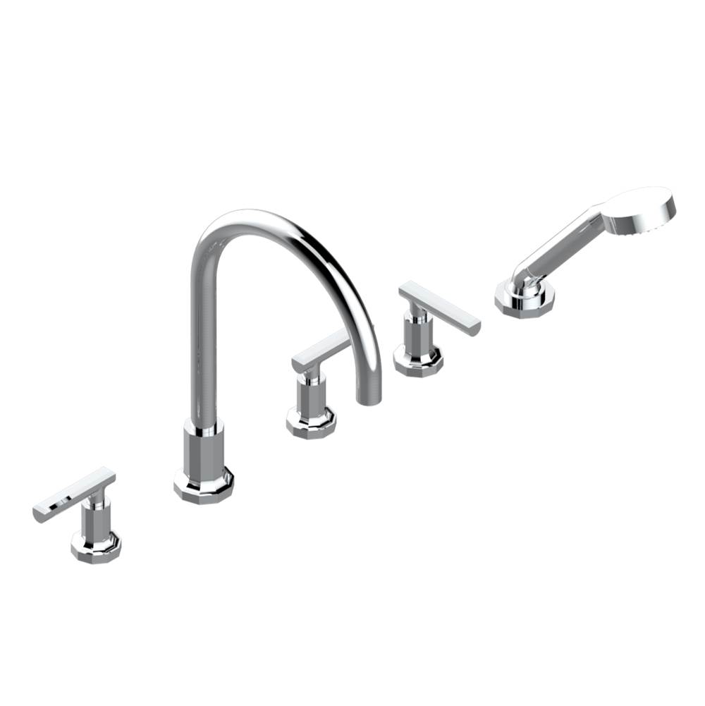 THG Deck Mount Roman Tub Faucets With Hand Showers item G8B-1132SGUS-F31