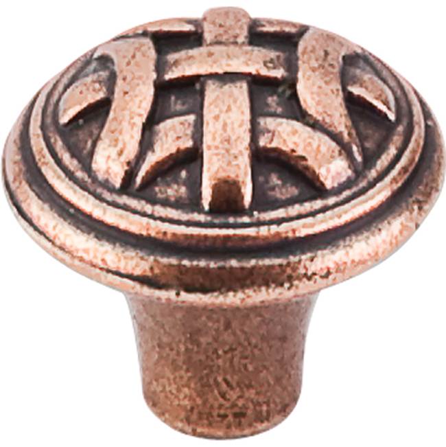 Russell HardwareTop KnobsCeltic Small Knob 1 Inch Old English Copper