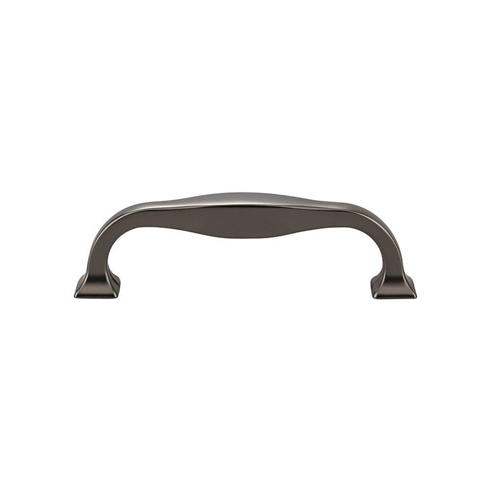 Russell HardwareTop KnobsContour Pull 3 3/4 Inch (c-c) Ash Gray