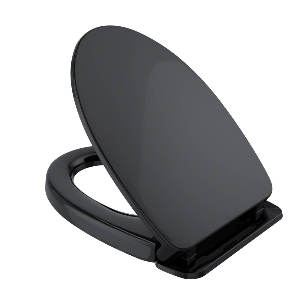 Russell HardwareTOTOToto Softclose Non Slamming, Slow Close Elongated Toilet Seat And Lid, Ebony