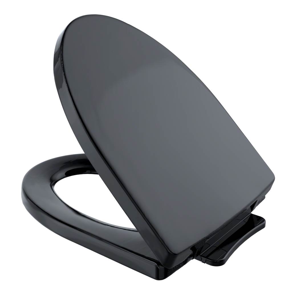 Russell HardwareTOTOToto® Soirée® Softclose® Non Slamming, Slow Close Elongated Toilet Seat And Lid, Ebony